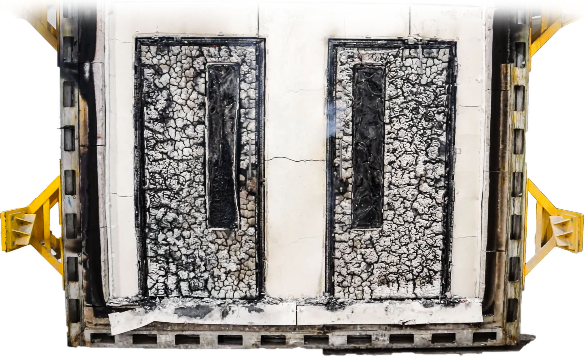 Doors after testing